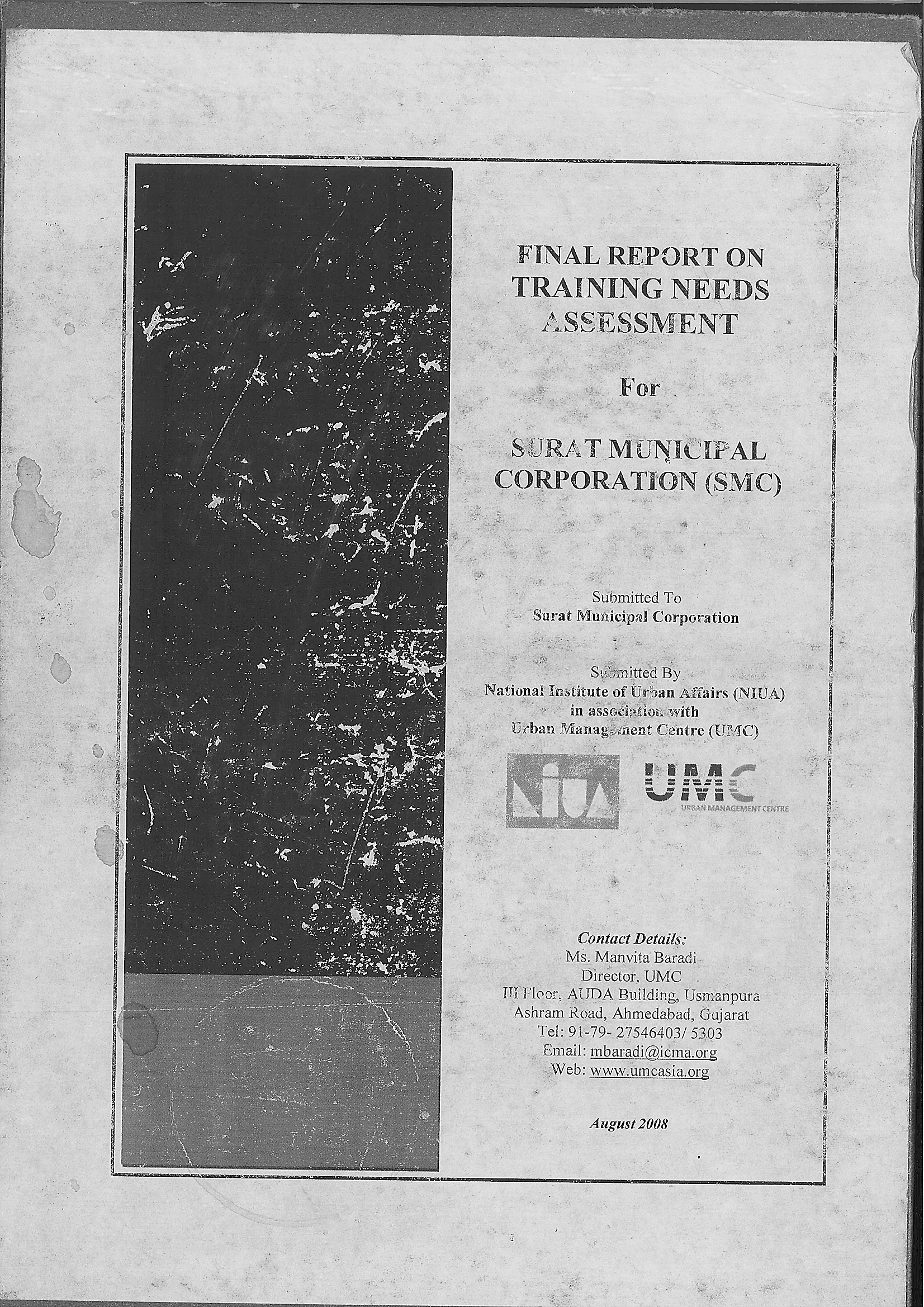 Final Report on Training Neess Assessment for SMC