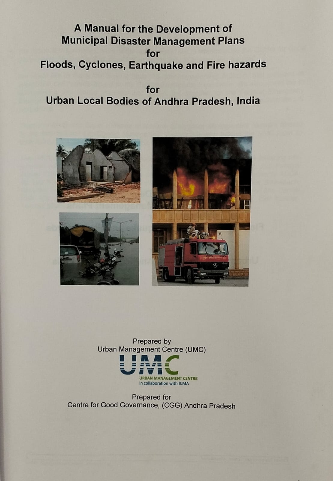 Disaster Management Plans ULB of Andhra Pradesh